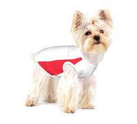 French flag print Tshirts for Small Dogs Dog's Fashion Shirt Breathable Sleeveless Shirts for Small Dogs
