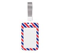 French Flag Print Vertical Card Badge Holder Appropriate for Teachers Students Doctors Office Staff
