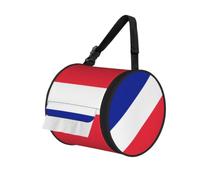 French flag Printed Portable Tissue Roll Case, Standard-Size Fit, Oxford Cloth for Wall Camping Backpack