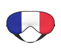 French Flag Sleep Mask,100% Natural Mulberry Silk Eye Mask with, Ultra-Soft Eye Covers for Sleeping, Travel, Nap