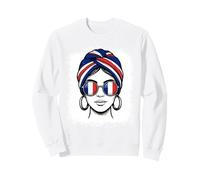French Flag Turban Woman Sunglasses Pride Sweatshirt