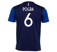 French Football Team Official Collection Boy’s FFF T-Shirt, Paul Pogba, boys, blue, 14 Years