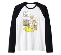 French Fries 5 Second Rule Vintage Retro Radioactive Lab Raglan Baseball Tee