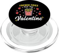 French Fries Are My Valentine Funny Kawaii Valentines Day PopSockets PopGrip for MagSafe