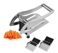 French Fries Cutter | Stainless Steel Vegetable Cutter - Life Commercial Grade Manual Potato Ceber - Perfect for Food Prep