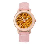 French Fries Food Fashion Women's Watch Easy Reader Novelty Slim Quartz Casual Dress Wrist Watches