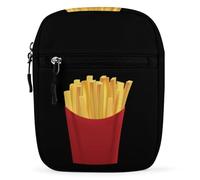French Fries Mini Crossbody Bag Unisex Anti-Theft Side Shoulder Bags Travel Small Messenger Bag