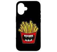 French Fries Monster Character Horror Cute Funny Street Case for iPhone 16