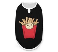 French Fries Potato Ghost Dog And Cat Clothes Pet Summer Sleeveless T Shirt Basic Vest S