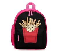 French Fries Potato Ghost Small Backpack Cute Mini Shoulder Bag 12.6 × 9.4 × 5.9 Inches Daypack