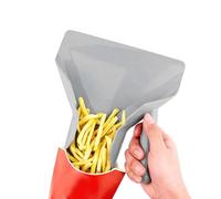 French Fries Shovel, Chip Scoop, Non-Slip Funnel Scoop Ice Scoop, Popcorn Scoop, French Fry Bagger, Commercial Right Handle Chips Scoop, Fry Bagger Scooper Chip for Ice Cubes Candy