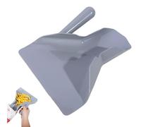 French Fries Shovel, Double-Handle French Fry Scoop, Funnel Ice Scoop, High Heat ABS Plastic, Vogue Large Opening for Fast Service for Chip Popcorn, Ice Candy Snacks for Home Kitchen (Right Handle)