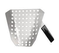 French Fries Shovel, Non-Slip Stainless Steel Funnel Scoop Ice Scoop, Fry Bagger Scooper Chip with Handles for Home Kitchen