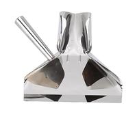 French Fries Shovel Rustproof Stainless Steel Food French Fry Popcorn Shovel French Fry Bagger Scooper for Cinemas Buffet