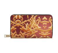 French Fries Thrown into The air Wallet Hand-Held Coin Purse Fashionable and Versatile Long Can Hold Mobile Phones Coins Keys