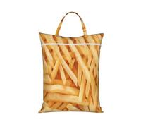 French Fries,Travel Dirty Laundry Bag Foldable Dirty Clothes Bag Durable Storage Bag