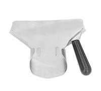 French Fry Bagger Popcorn Scoop Stainless Steel Flexible Bakelite Handle Quick Bagging Tool for Concession Stands Movie Theaters Restaurants Candy Stores Food Grade Durable Multi