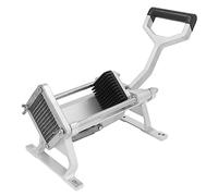 French Fry Cutter Commercial Professional Heavy Duty Manual Potato Vegetable Fruit Cutting Machine with Sturdy Suction Feet for Restaurant Kitchen Home Use Aluminum Alloy (12mm)