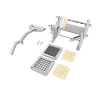 French Fry Cutter Machine Professional Heavy Duty Stainless Steel Potato Cutter Commercial Kitchen Equipment for Restaurants Fast Food Chains Durable Large Size