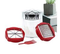 French Fry Cutter, Potato Cutter - Manual Vegetable Chip Slicer,Home Use Potato Slicer French Fry Cutter, Manual Hand Press for Onion, Vegetables, Vegetable Slicer