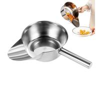 French Fry Scoop | Duck Billed Stainless Steel Chip Scoop | Non-Slip Handle Kitchen Scooper Shovel for Snacks Ice Blocks Desserts Popcorn Candy