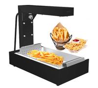French Fry Warmer, 1000W Commercial Food Heating Heat Lamp, Stainless Steel for French Fries and Fried Chicken