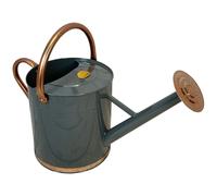 Selections French Grey & Copper Colour Metal Watering Can (9 Litre)