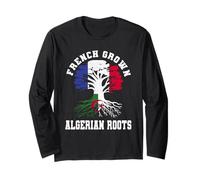 French Grown Algerian Roots France Algeria Heritage Long Sleeve T-Shirt