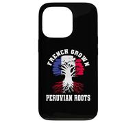 French Grown Peruvian Roots Peru France Heritage Jersey Case for iPhone 13 Pro
