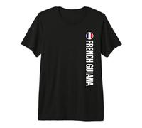 French Guiana Flag Vertical Premium T-Shirt