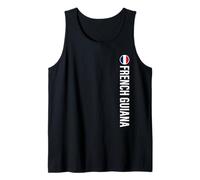 French Guiana Flag Vertical Tank Top