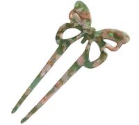 French Hair Pin - 4.72x2.52 Inches Bun Pins For Hair | 2 Prong U Shaped Acetate Hairpins, Updo Hair Clips, French Twist Hair Pin, Vintage Hair Fork, Bun Hair Sticks For Thicker Hair