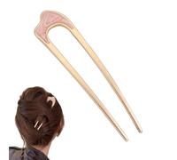 French Hair Pin - Short Hairstyle Accessories Hair Stick | French Twist U Shape | Fork Prong Updo stick Pin | | Metal U Shape Hair Side Combs For Women Girls Adults All Ages