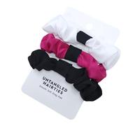 French Hair Scrunchies Thick Bun Solid Color Hair Scrunchy Elegant Hair Rope Scrunchy Women Ponytail Holder