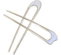 French Hairpin French Hair Fork - 2 U-Shaped Hair Sticks | Vintage Hair Pin for All Hair Types, Hairpins for Access,