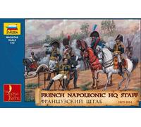 French Headquarter Staff Napoleonic Wars 1:72 Figure Plastic Model Kit ZVEZDA