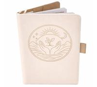 French Health Record Book Cover - A5 Format 15x21 Cm - Flaps for Storing Prescriptions and Documents (Beige, 15x21 cm=5.91" x 8.27")