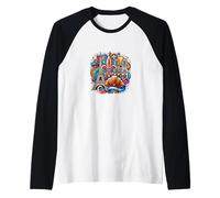 French Heritage and Cuisine French Culture Graphic - S30 Raglan Baseball Tee