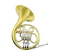 French Horn B Flat Major Three Key Single Row French Horn Western Brass Instrument