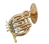 French Horn Bb Mini French Horn Made Of Phosphor Bronze With Casing And Nozzle For Musical Performance