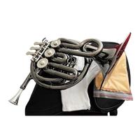 French Horn Black Nickel Shiny Piccolo MiNi French Horn Pocket HORNS