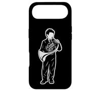French Horn Boy Drawing Horn Player Concert Band Case for iPhone Air