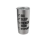 French Horn Daily Schedule Hornist Stainless Steel Insulated Tumbler