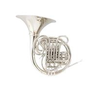 French Horn F Bb Double Reed French Horn With Case Professional Instrument Easy To Learn(Silver)
