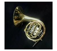 French Horn for Beginners Bb Tone 3 Keys Brass Gold Lacquered Professional Student French Horn With Case