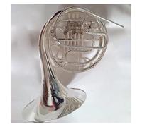 French Horn for Beginners Integral Double Row 4 Keys F/Bb Tone French Horn Silver French Horn With Accessories