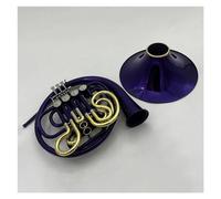 French Horn for Beginners Single French Horn Bb Tone Purple Detachable Bell French Horn Instruments With Case