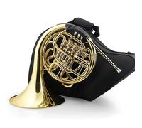French Horn Four Key Double Row French Horn Lacquered Gold Professional Band Stage Performance For Adults