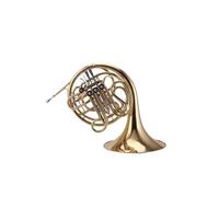 French Horn Four Key Single Row B Flat Beginner Playing Practice Professional Instrument(Double row)