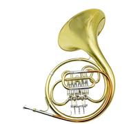 French Horn French Horn In B Flat Major Three Key Single Row Western Brass Instrument Beginner Practice